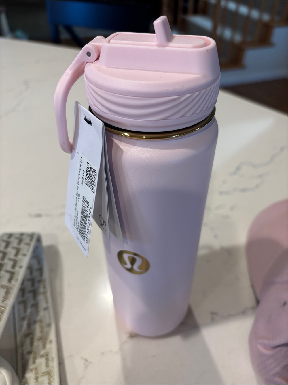 lululemon Pretty In Pink Bundle—Water Bottle, Cap & Accessories, NWT + Gift Bag - Picture 10 of 13